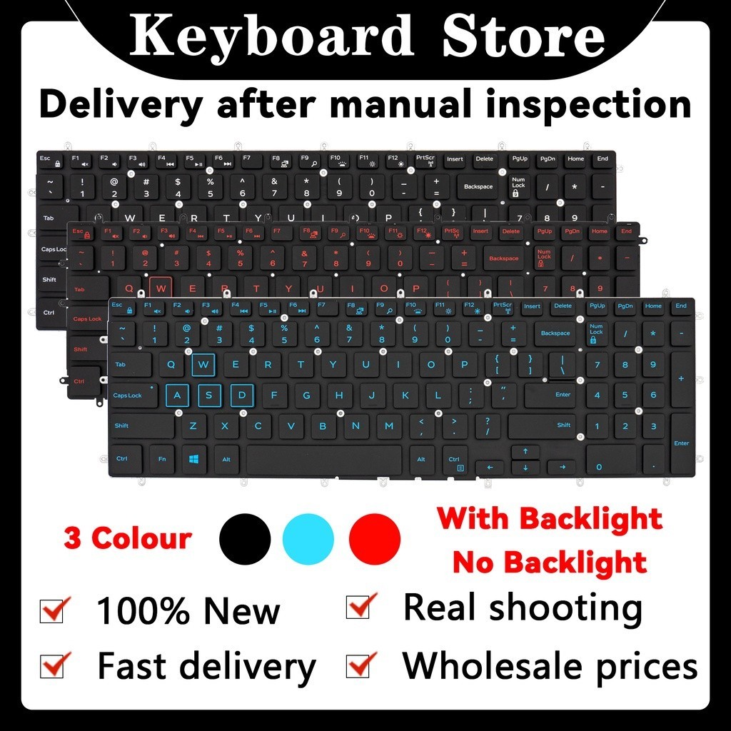 New Laptop Keyboard For Dell Gaming G3 3579 3590 3779 Gaming G5 5587 ...