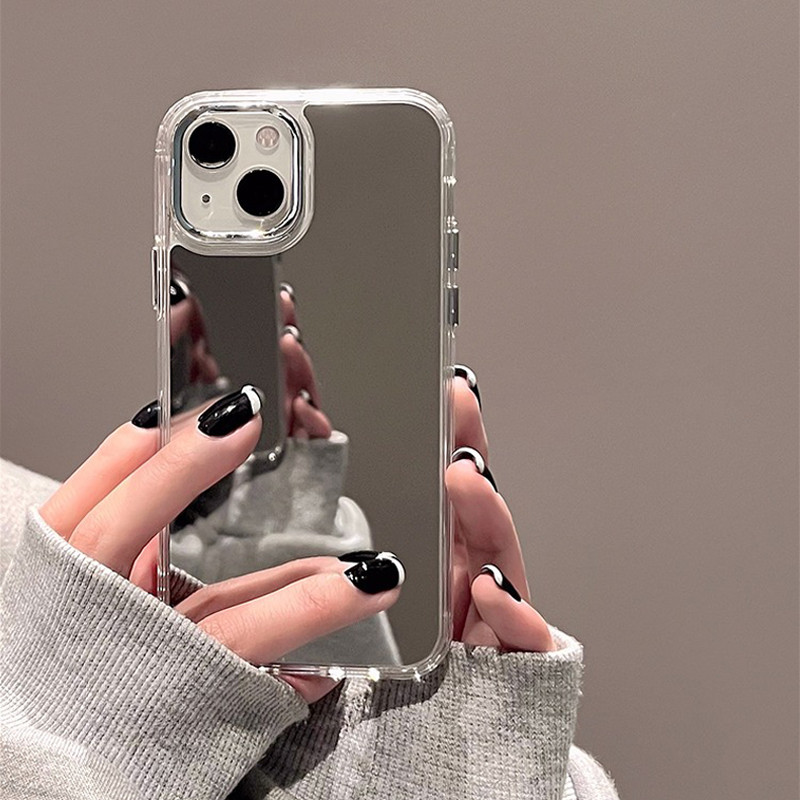 Mirror Phone Case AntiCollision Shockresistant AllInclusive Soft