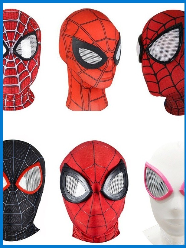 The Avengers Spider-Man Mask Remy Tony Head Mask Superhero Spider ...