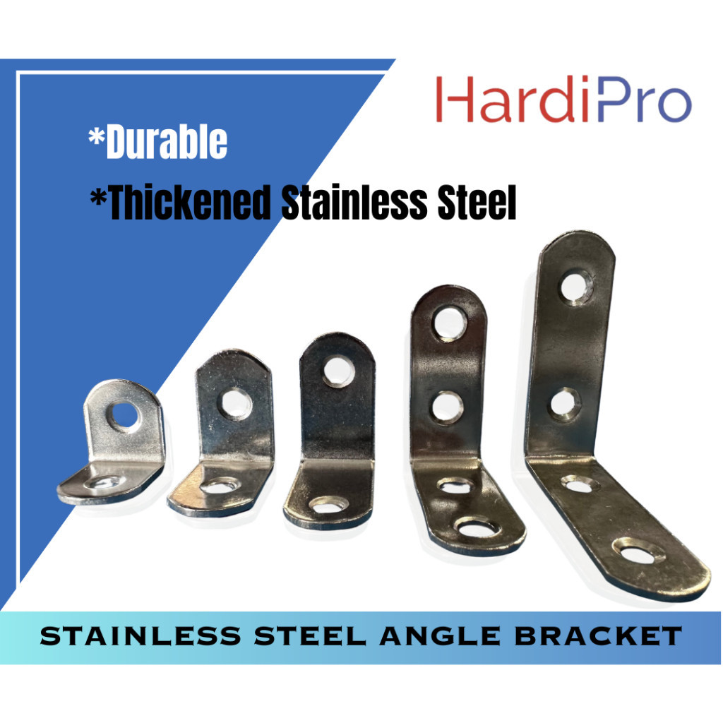1 Set Stainless Steel Angle Bracket/ Angle Corner Bracket/ L and T