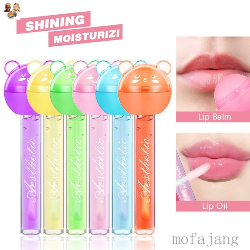 Playing Lollipop Lip Glaze – Feuchtigkeitsspendender Lip Gloss Mit Hoher Farbintensität | Süßes Lollipop-Design