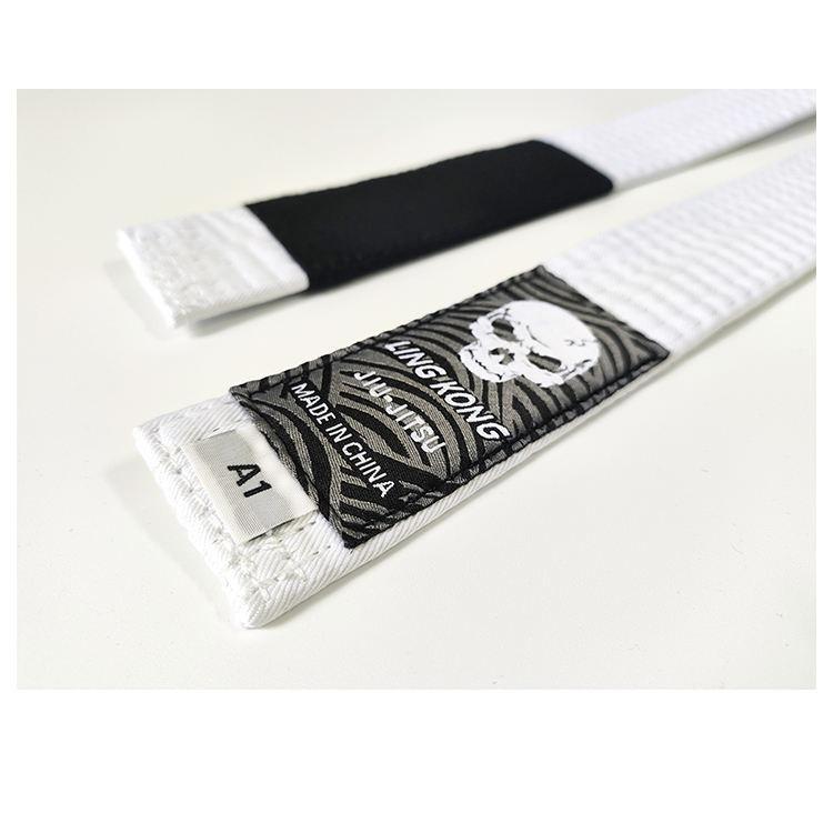 Spiritual Control Brazilian Jiu-Jitsu Belt Men IBJJF Training White ...