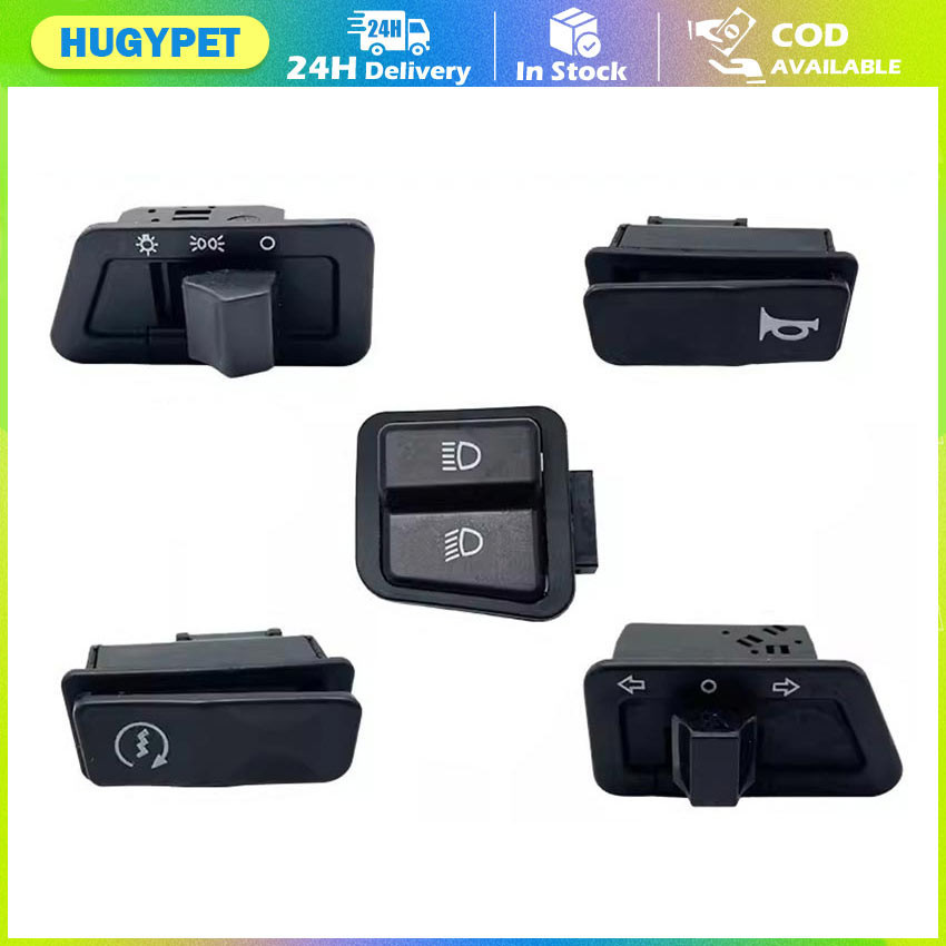 Motorcycle Switch Set Head Light Horn Dimmer Turn Starter Single Switch ...