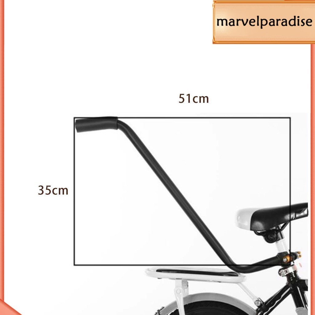 【Mapde】1/2/3 Kids Bike Training Handle Parent Bar Riding Push Rod Auxiliary Tool Handrail Safe