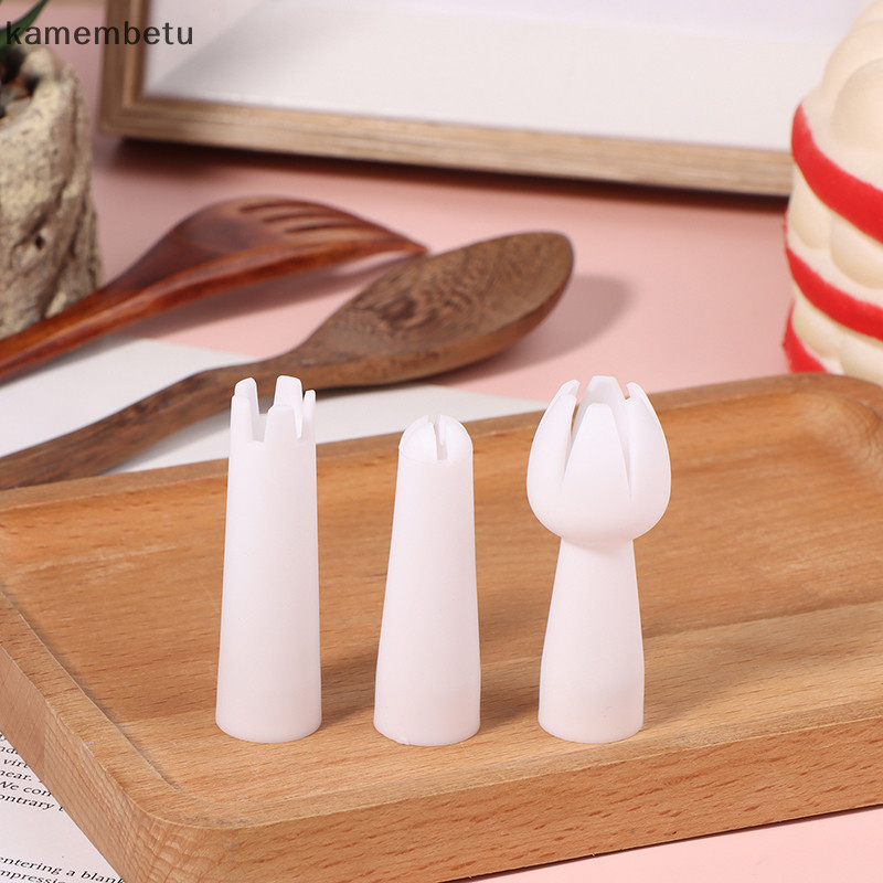 betu 3Pcs/Set Whip Cream Dispenser Head Whipped Nozzle Moung Mouth Base