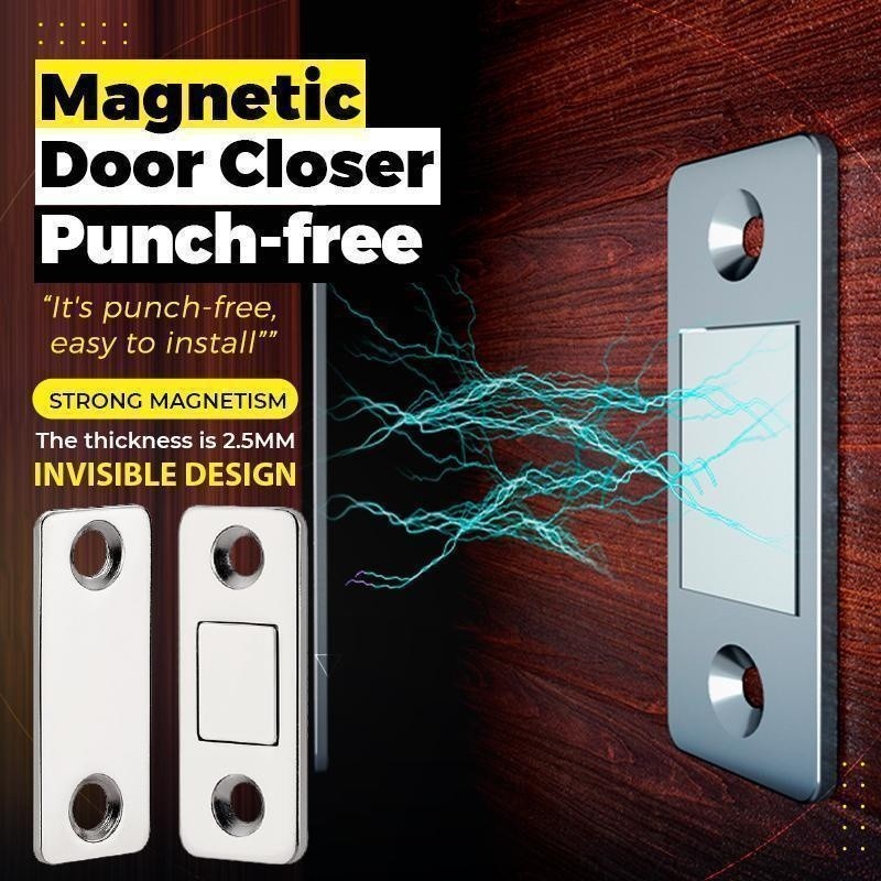 Punch Free Magnetic Door Closer