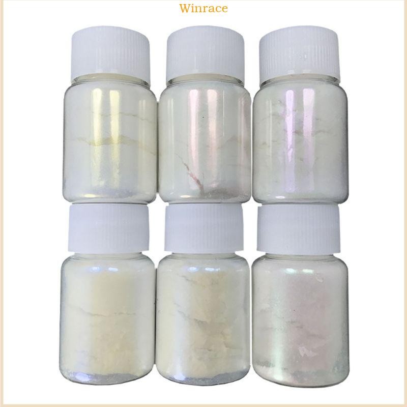 WRC 6 Colors Mica Powder Epoxy Resin Colorant Dye Pearl Pigment Natural ...