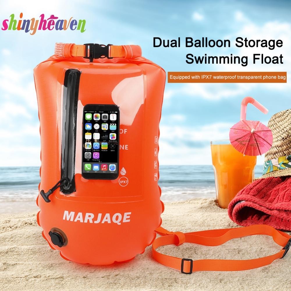 20L Swimming Buoy Bag Highly Visible IPX7 Waterproof Inflatable