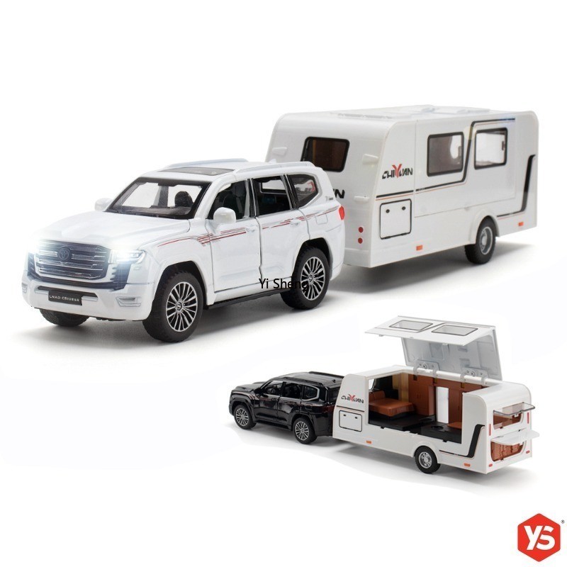 1/32 Scale Toyota LC300 Trailer RV Model Kit,Off-Road Vehicle Alloy,Car ...