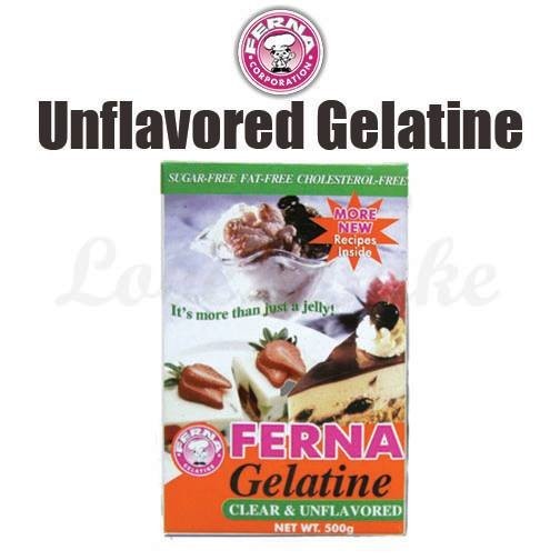 Ferna Gelatine Clear & Unflavored 500g | Shopee Philippines