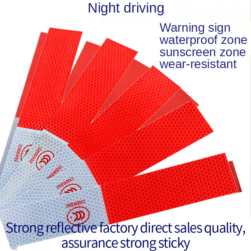 10pcsBody reflective labeling affixed single sheet of reflective ...