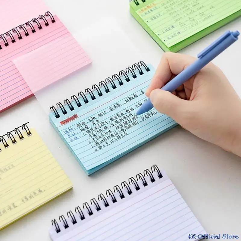 50 sheets Portable Notepad Tearable Horizontal Line Journal Diary ...