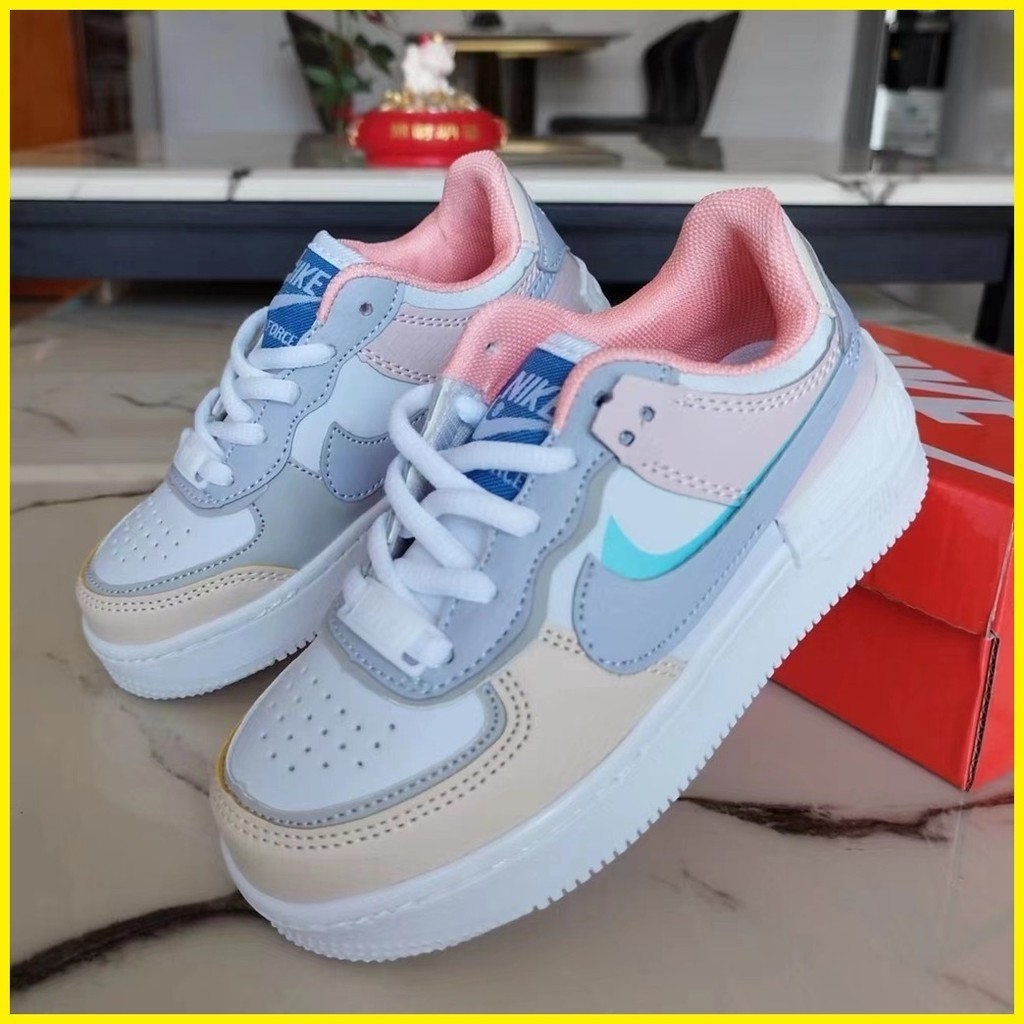 NIKE Fashion Leather sports shoes For Kids QL18 EU24 36 4C Shopee Philippines