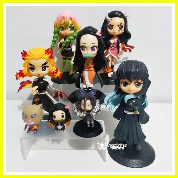 Demon Slayer Kimetsu No Yaiba Chibi Figures Anime Series Tanjiro ...