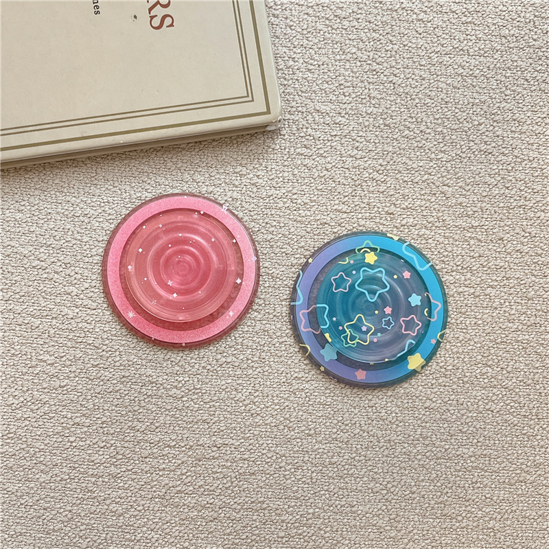 Magnetic Grip Stand apply Magnetic Phone case【Gradient pink star ...