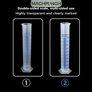 M.p. 25 50 100 250 500 1000ml Plastic Measuring Cylinder Chemistry 