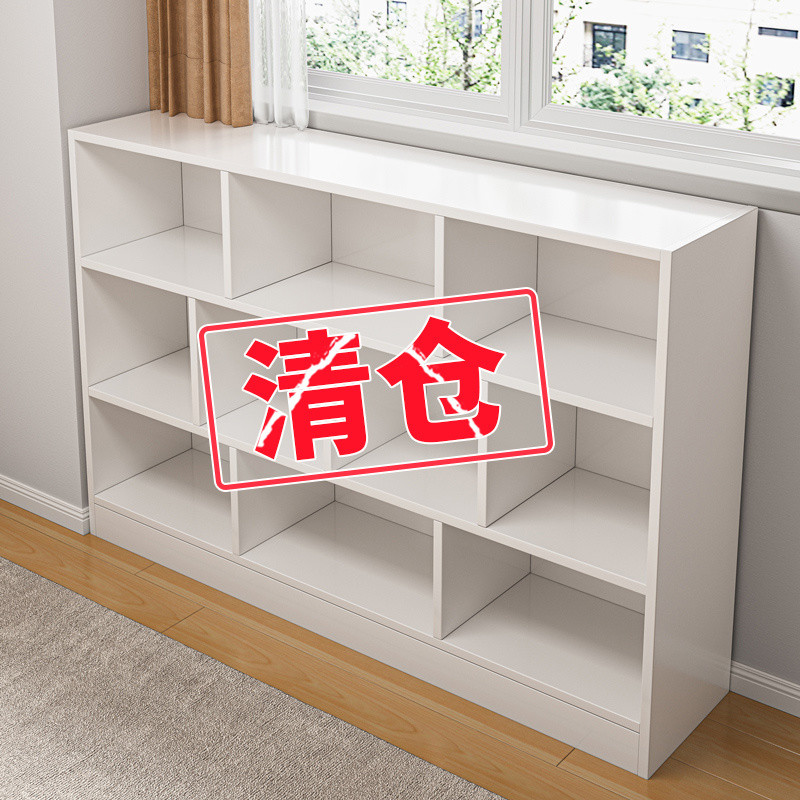 Simple Bookshelf Floor Storage Rack Small Organizer Cabinet Layered ...