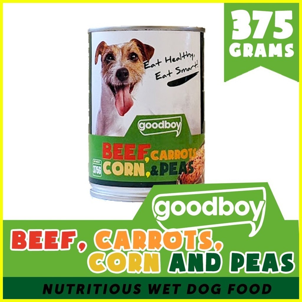 Good Boy Dog Food Canned Beef, Carrots, Corn And Peas Variant For Adult