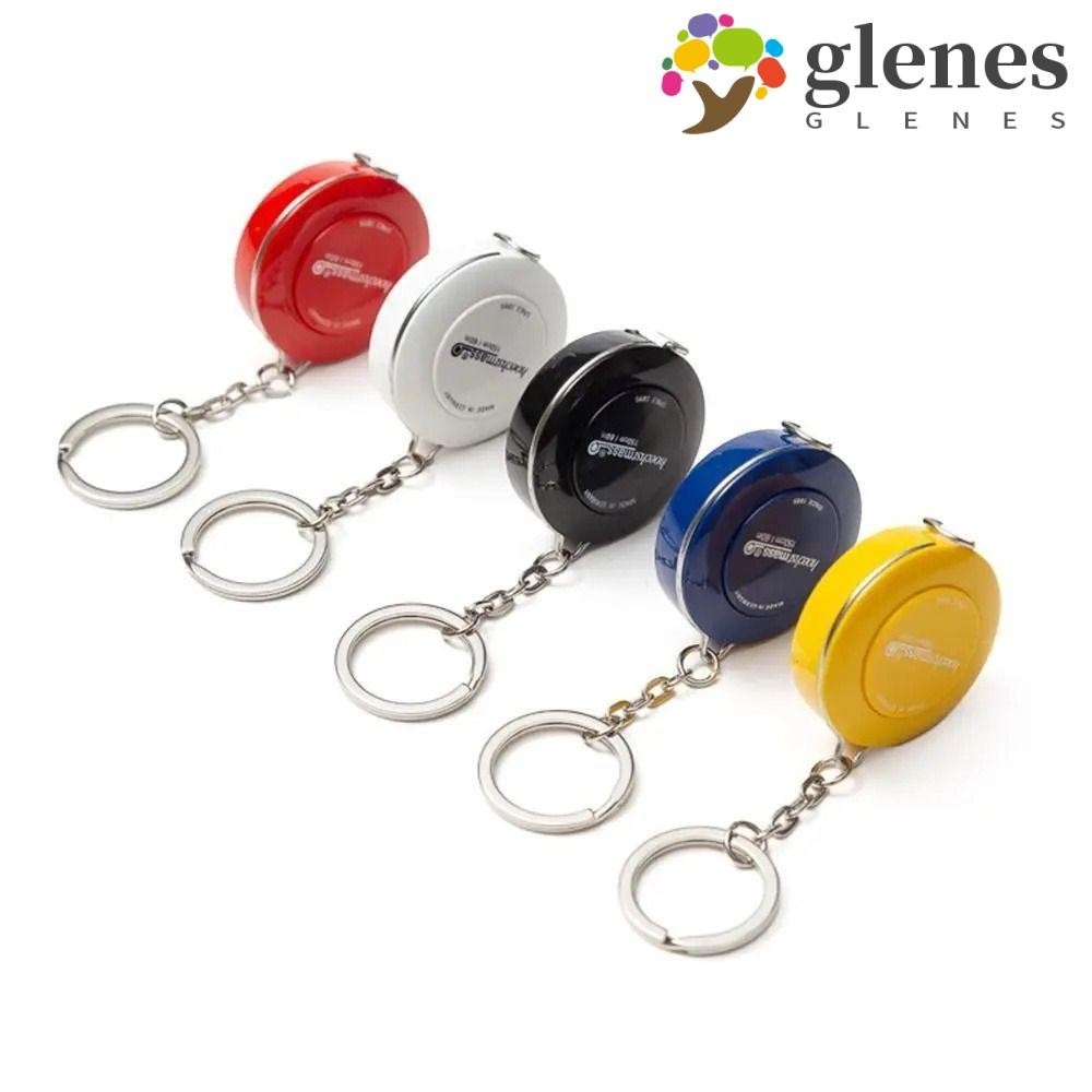 GLENES Keychain Tape Measur, Centimeter Inch Delicate Measure Tape ...
