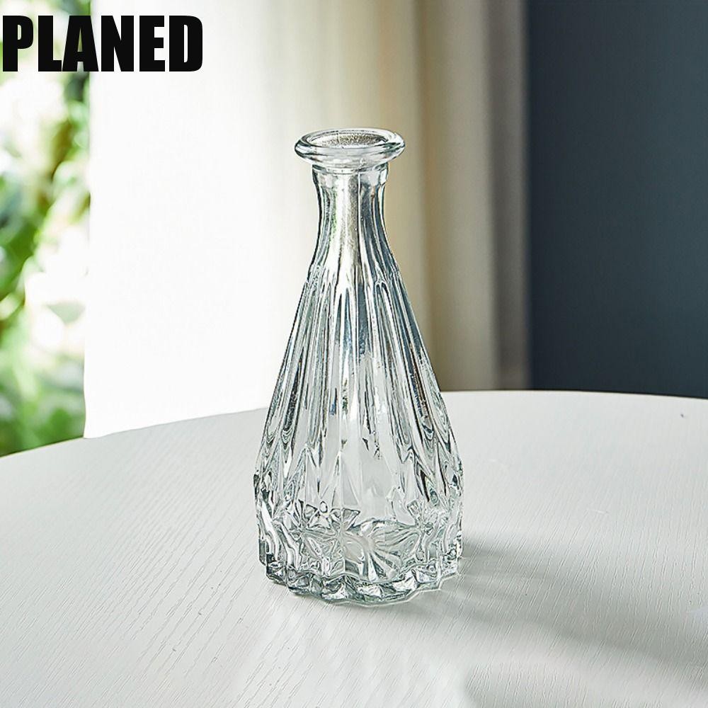 PLANED Vintage Embossed Vase, Glass Creaft Embossed Printing ...