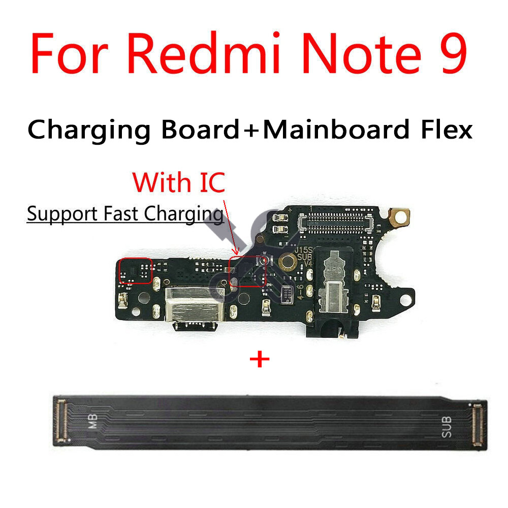 USB Charging Dock Port Board with Main Motherboard Flex Cable For ...