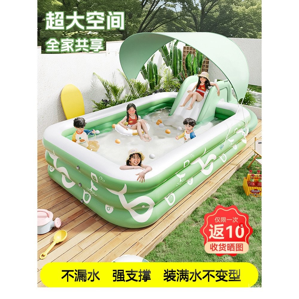 Inflatable Swimming Pool for Children Baby Indoor Water Play Family ...