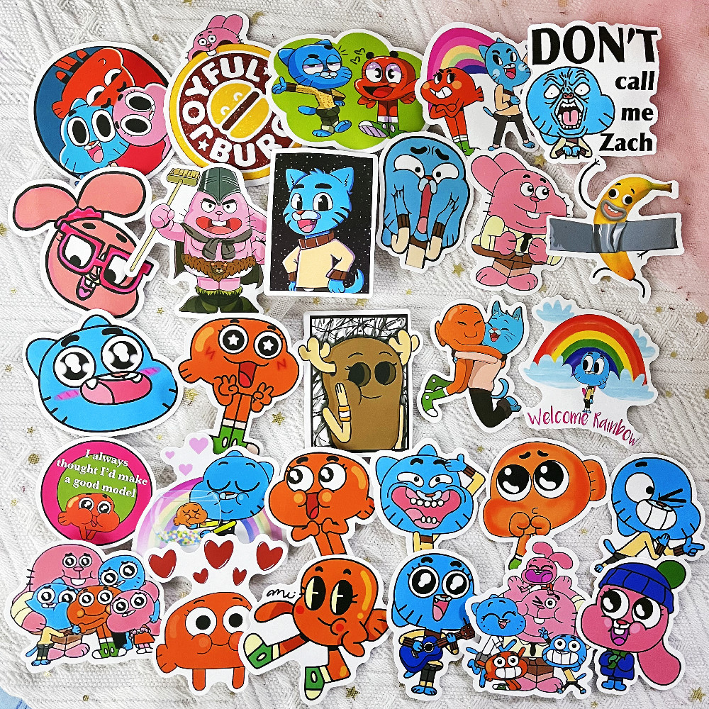 50Pcs/Set The Amazing World of Gumball Series 04 Stickers DIY Fashion ...