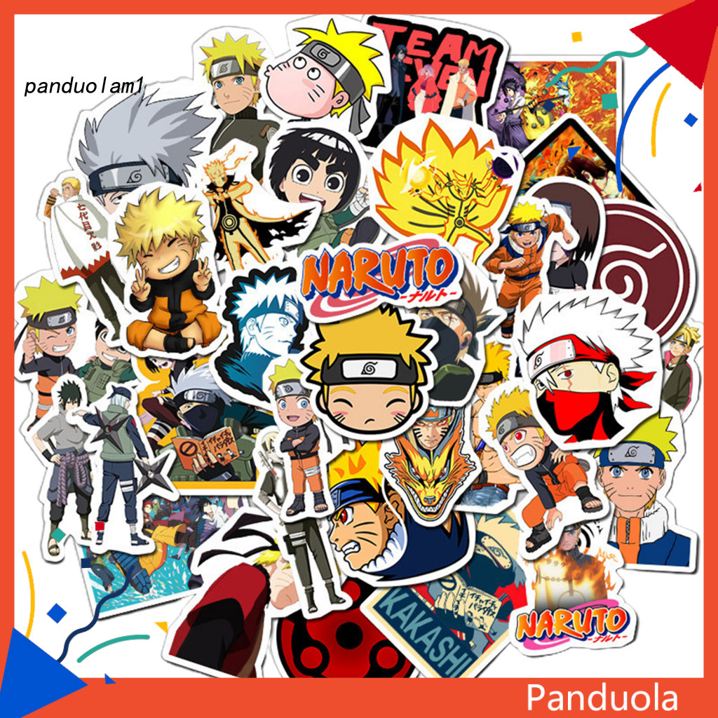 PANDU 50Pcs Graffiti Stickers Anime Naruto Sailor Moon Printing Easy to ...