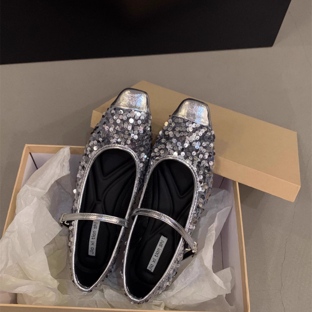 Single Shoes 2024 Melade New Style French Fairy Hepburn Style