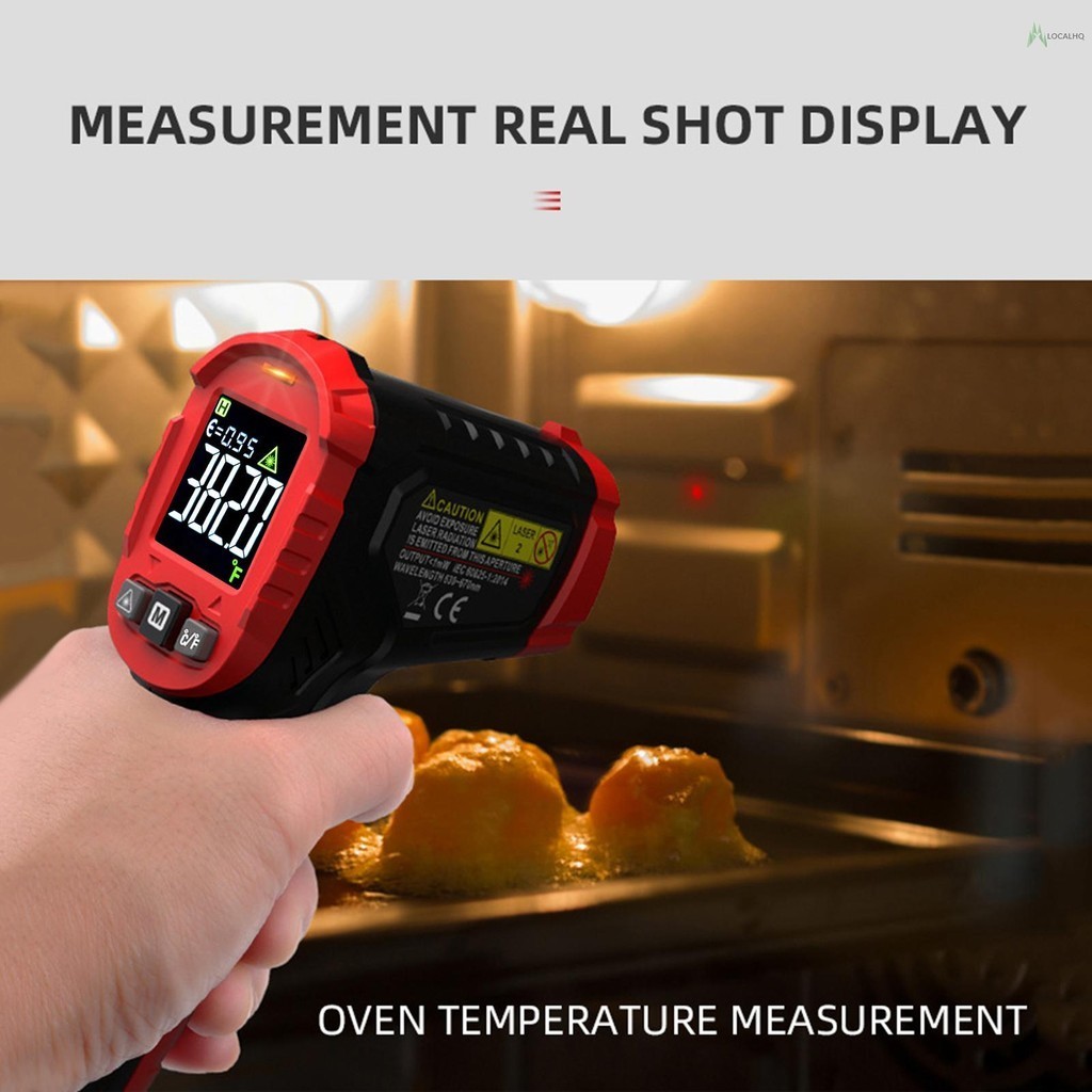 【LOCAL】HABOTEST HT641A+ Infrared Thermometer -58~1112℉ Non-contact ...
