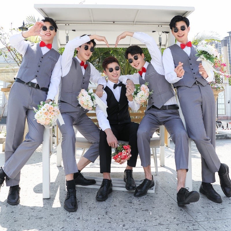 Groomsman suit brothers' clothes wedding suit brothers' group clothes ...