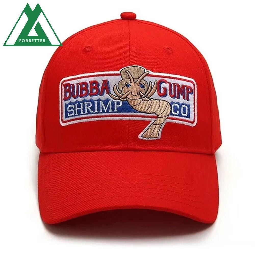 Bubba Gump Shrimp Embroidered Baseball Cap - Adjustable Snapback, Cotton, Unisex Trucker Hat (Black) - View #11