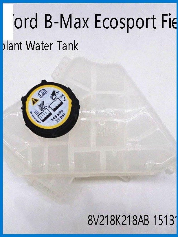 Ford Coolant Reservoir Tank With Cap - Replacement For B-Max, Ecosport, Fiesta MK7 2008+ Models