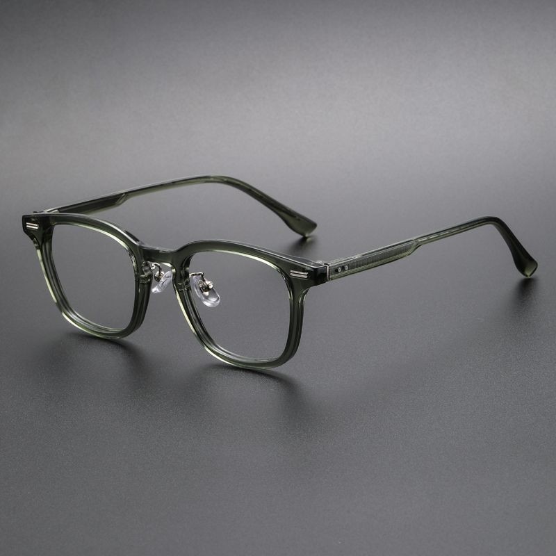 Acetate+TR90 Spectacles Frame Men Women Retro Eyeglasses Simple ...