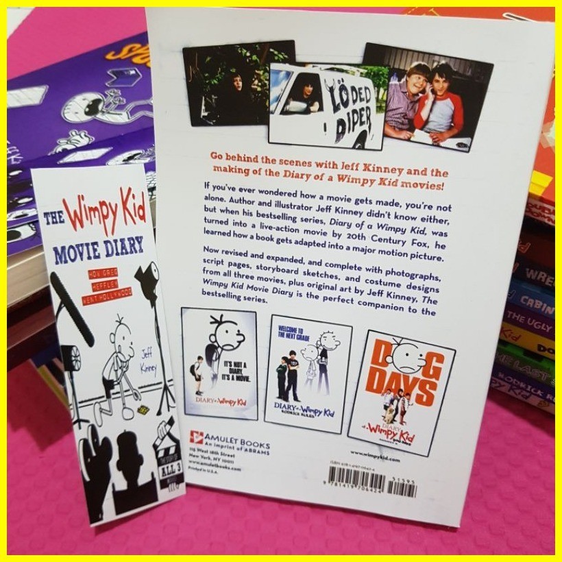 【hot sale】 Novel Diary Wimpy Kid: The Wimpy Kid Movie Diary (How Greg ...