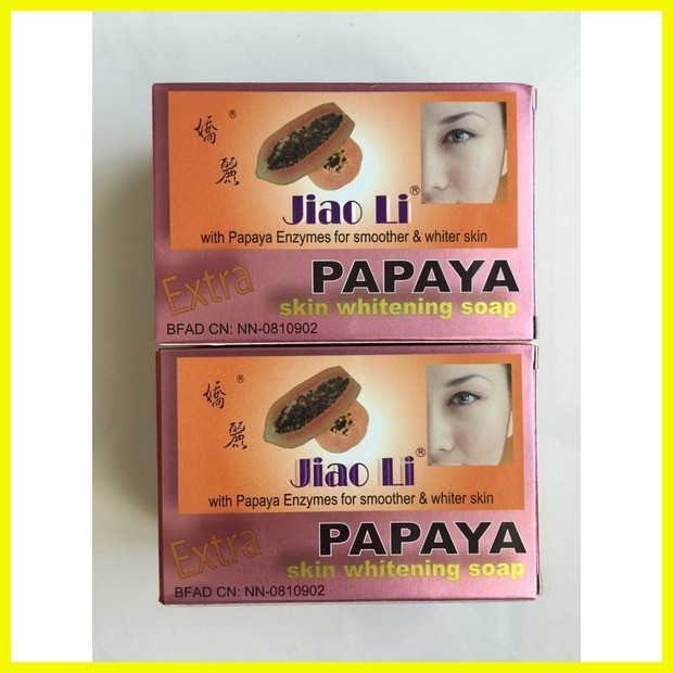 Original JIAOLI Papaya Whitening Soap Shopee Philippines