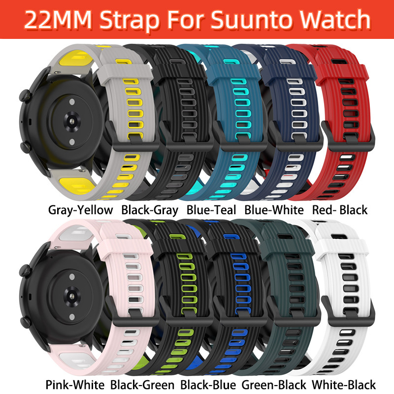 22mm Watch Strap For Suunto Race Vertical 5 Peak 9Peak Pro SmartWatch ...