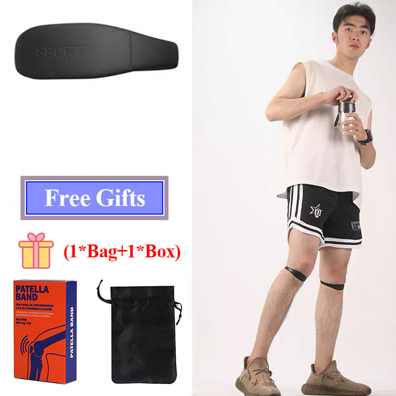 YELARXI Silicone Patella Band - Knee Support Strap For Running, Basketball, Hiking, Knee Pain Relief