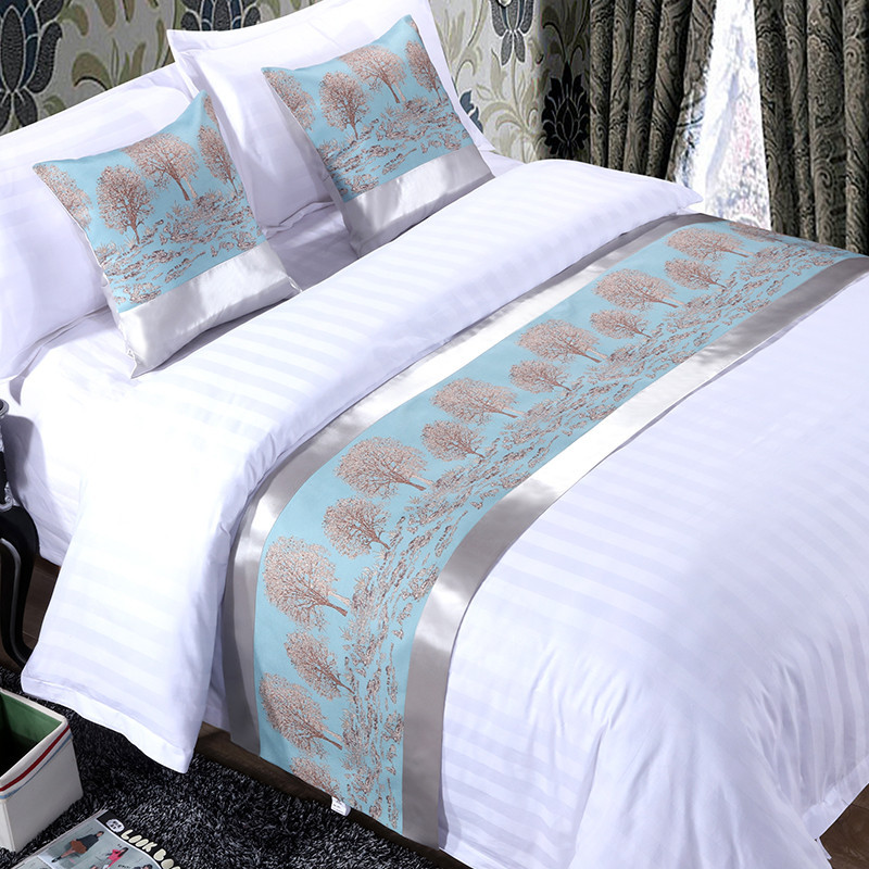 Hotel Bed Runners Scarf Bed End Towel Modern Bedspreads Scarves