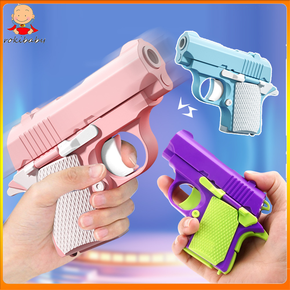 RB Fidget Gun Toy for Kids Durable Plastic Stress Relief Sensory Toy ...