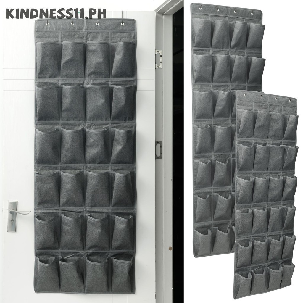 Over The Door Shoe Organizer with 4 Hooks Large Capacity Hanging Door