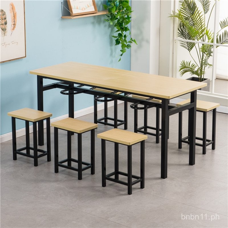 Company Employee Cafeteria4People6People8Rectangular Dining Bench and ...