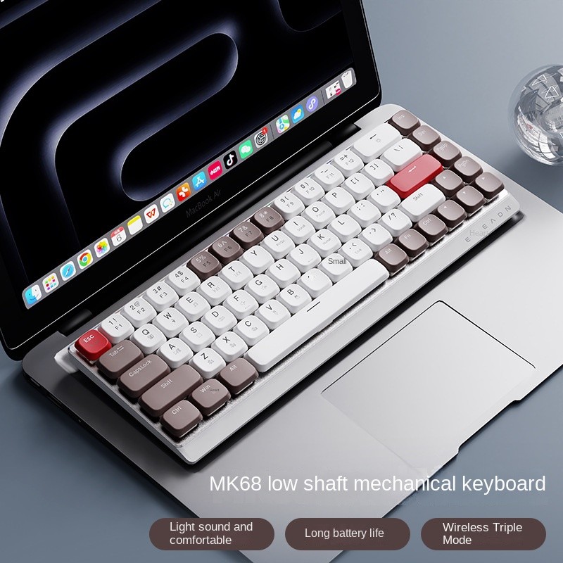 Forwarder MK68 Mechanical Keyboard Wireless Bluetooth Multi-System ...