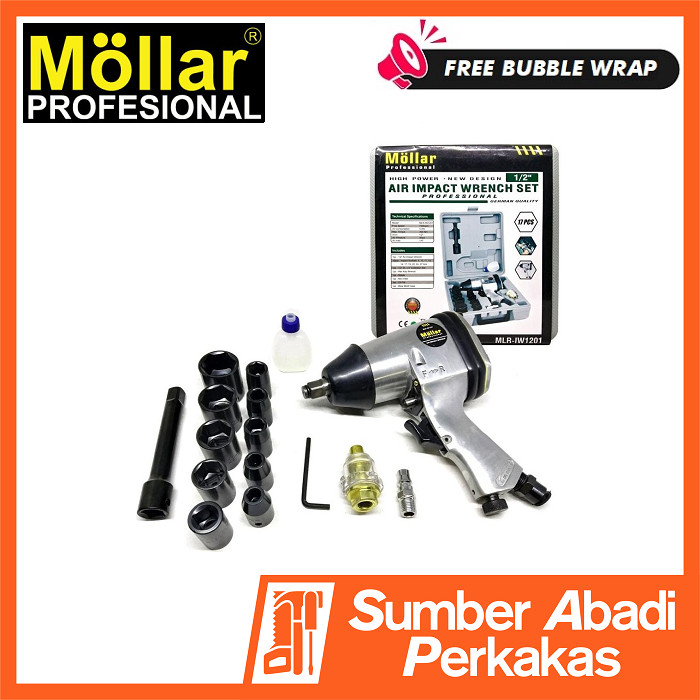 MESIN MOLLAR IW1201 Air Impact Wrench Machine IW 1201 Shock Compressor ...