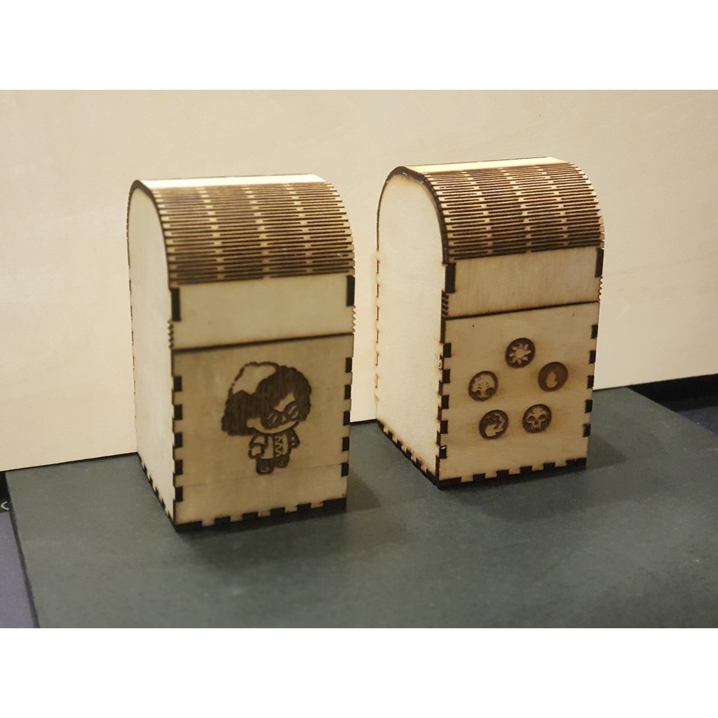 Laser Cut Wooden Deck Box for MTG/Pokemon/YuGiOh Shopee Philippines