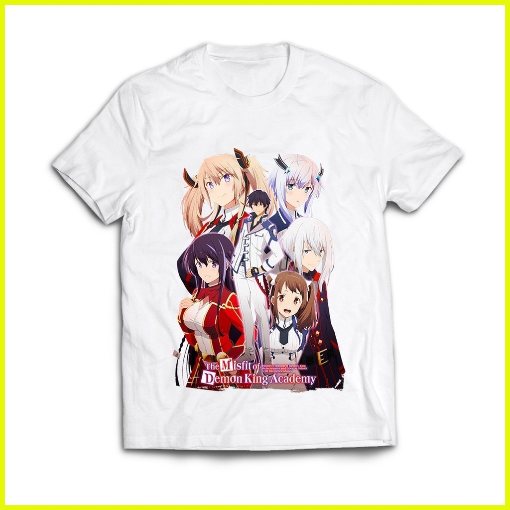 ♞ANIME Misfit of Demon King Academy Anos Voldigoad, Sasha Necron, Misha  Necron T Shirt Design | Shopee Philippines