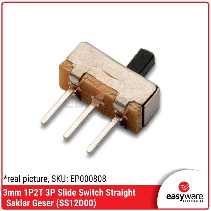 Ss12d00 Slide Switch 3P 1P2T 3.5x8.5mm Small Slide Switch SPDT Switch ...