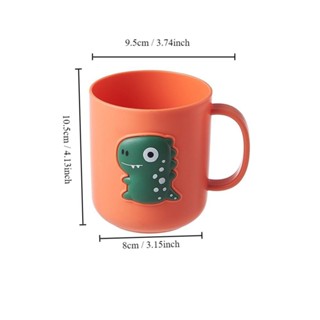 Path Toothbrush Cup, Cute Dinosaur Multipurpose Mouthwash Cup, Durable 