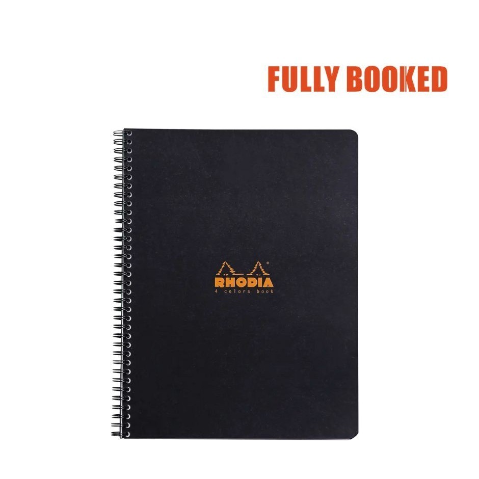 Rhodia A4 4 Colors Book, 80 Sheets (Black) Shopee Philippines