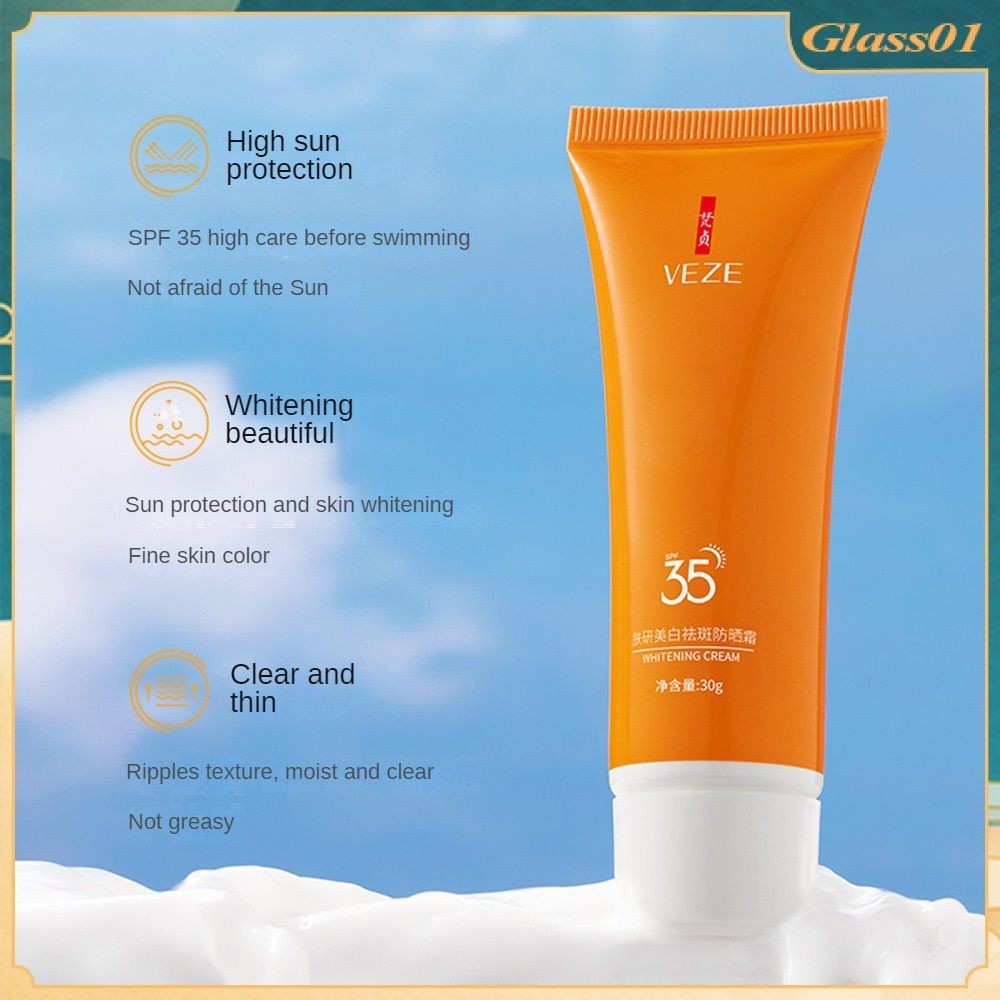 Veze Refreshing Sunscreen Whitening And Freckle Removing Sunblock 